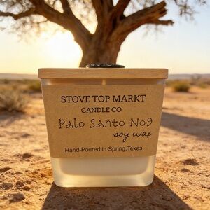 Handmade Palo Santo No9 Soy Wax Candle 9oz